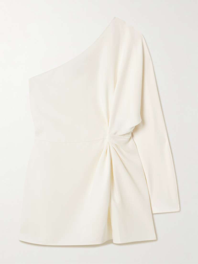 Valentino Garavani — Asymmetric one-shoulder silk-cady top