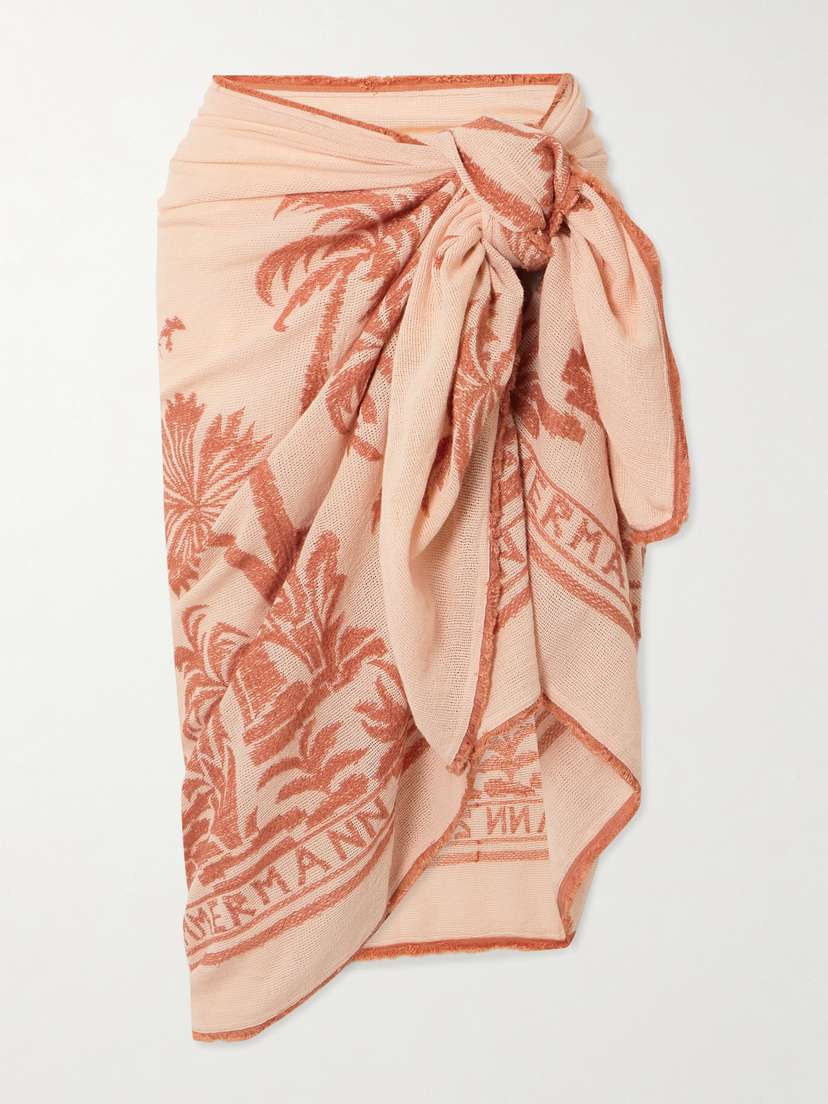 Zimmermann Printed Cotton Pareo