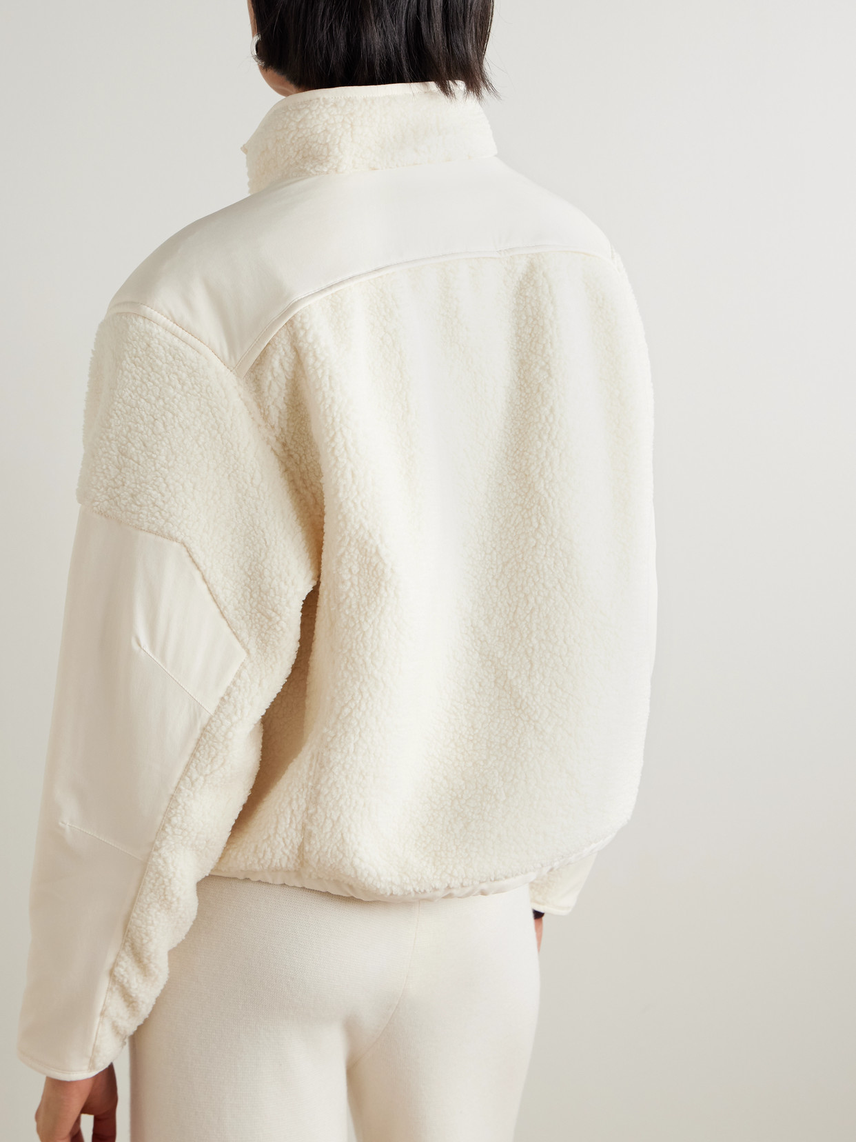 Teddy Boxy Zip Up Jacket