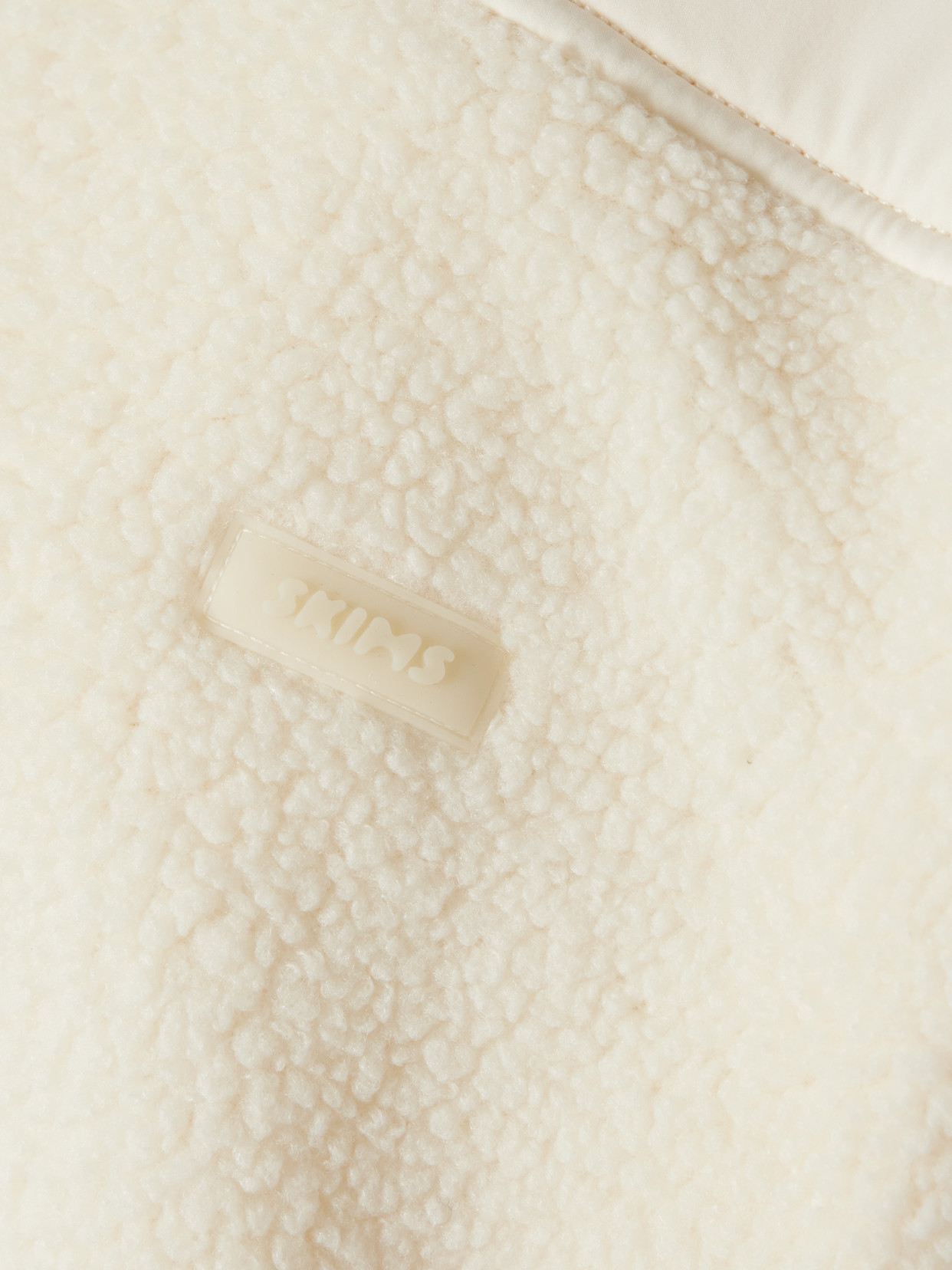 Teddy Boxy Zip Up Jacket