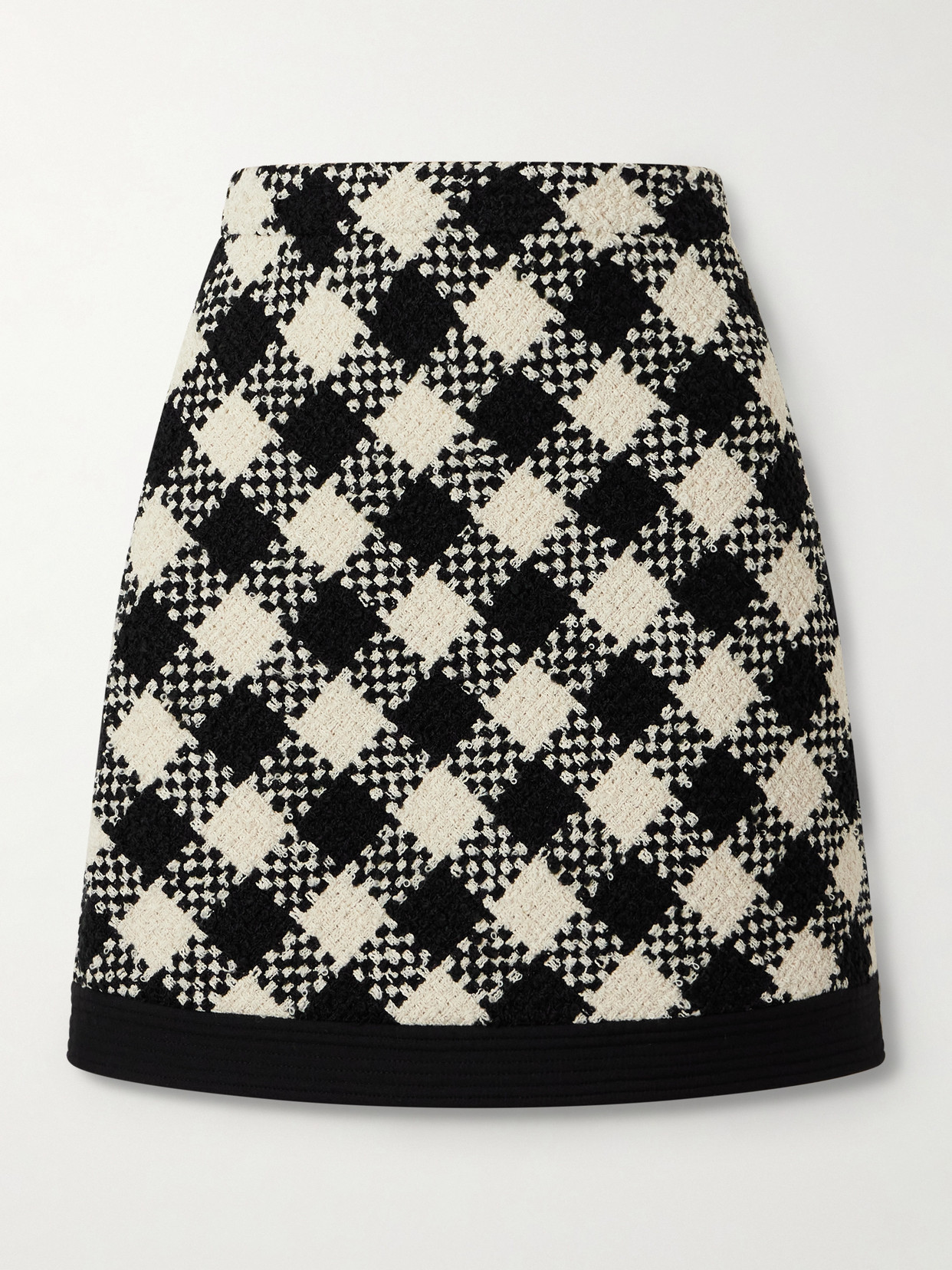 Garavani - Damier Checked Bouclé-Tweed Mini