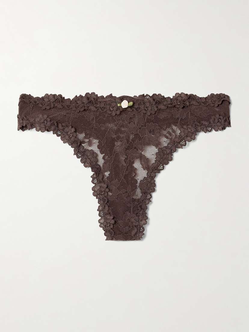Skims Stretch ace Thong - Espresso