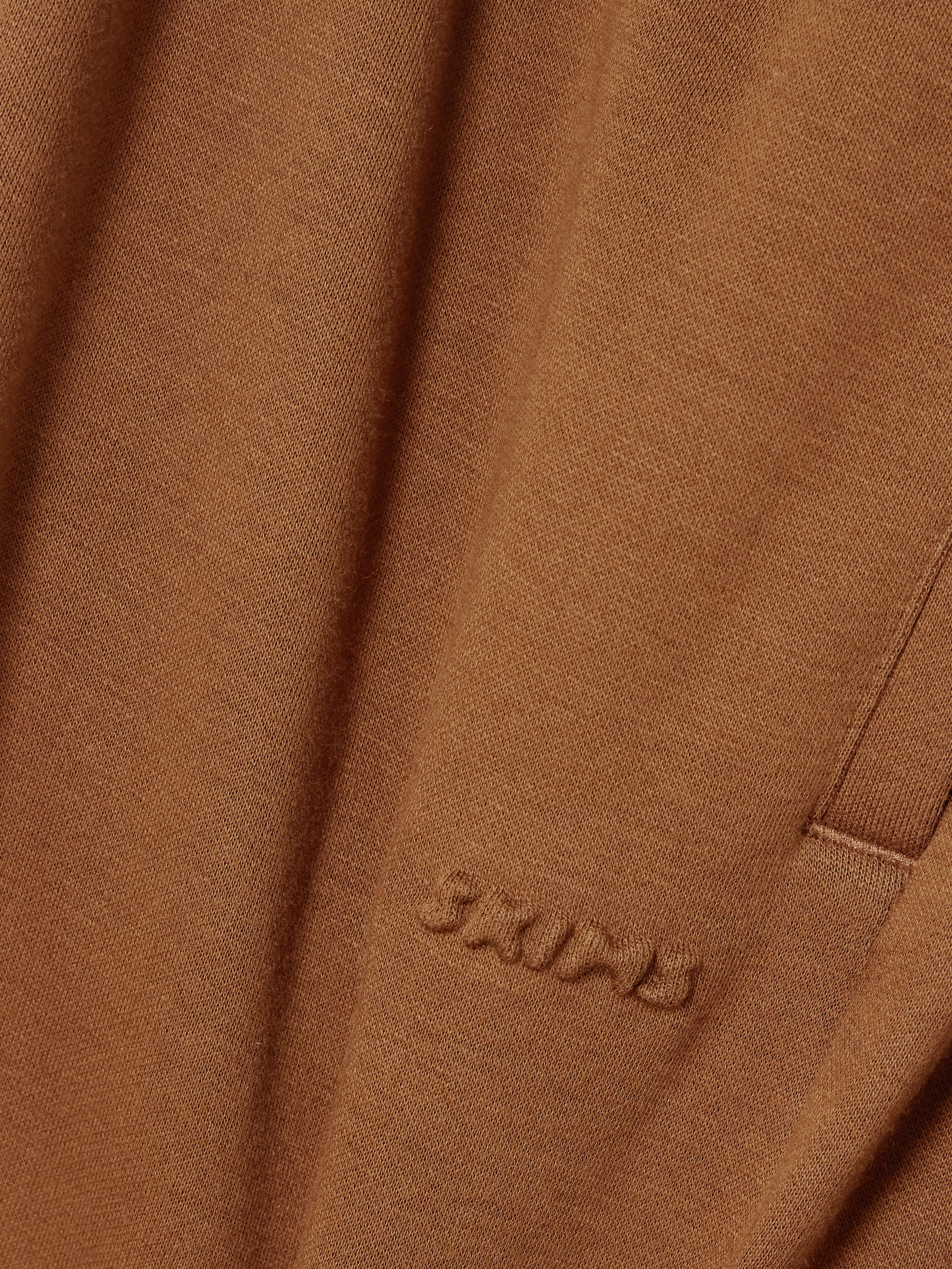 Skims Classic Cotton-Blend Jersey Straight-Leg Pants - Bison thumbnail