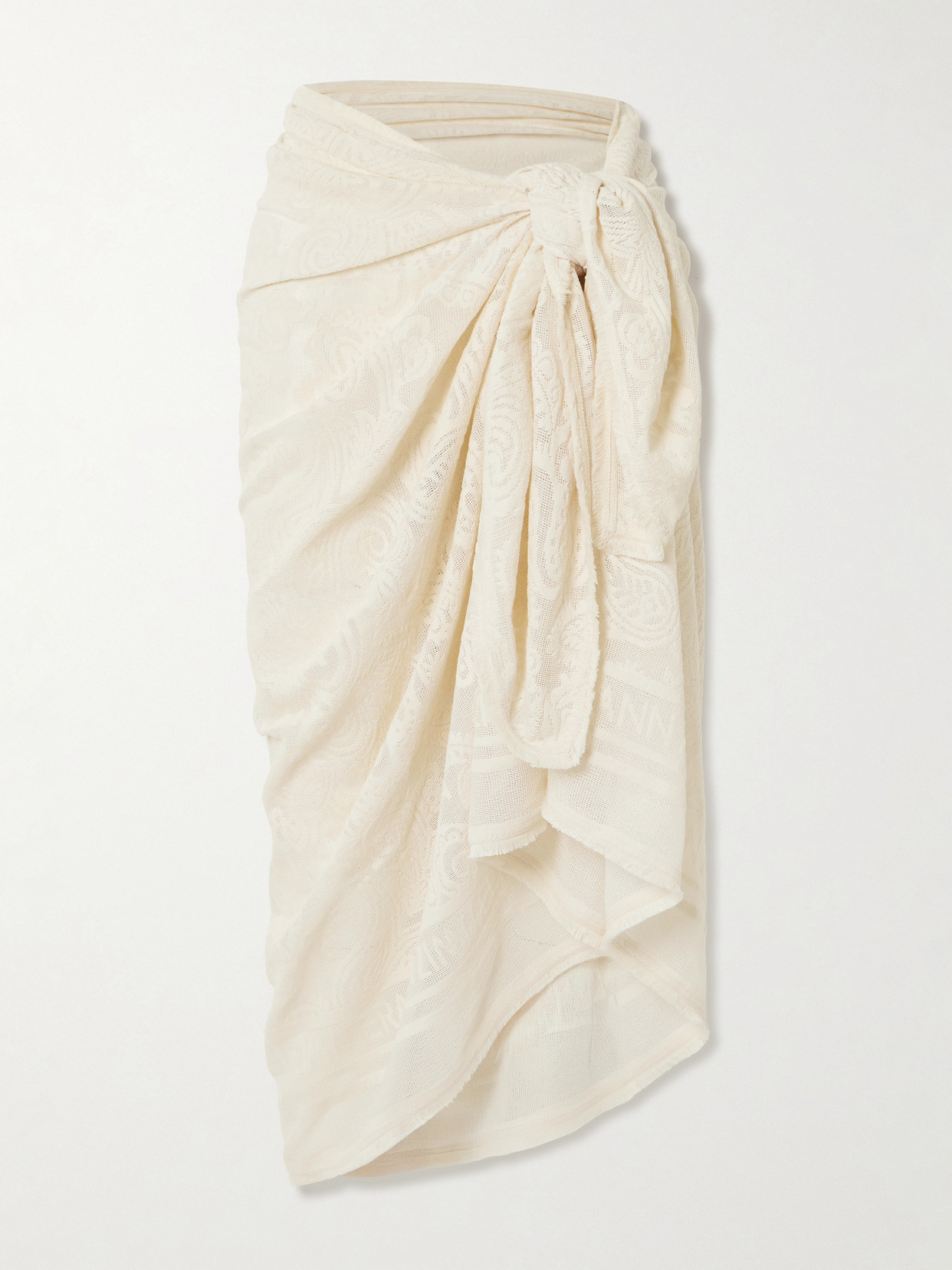 Zimmermann Cotton Pareo In White