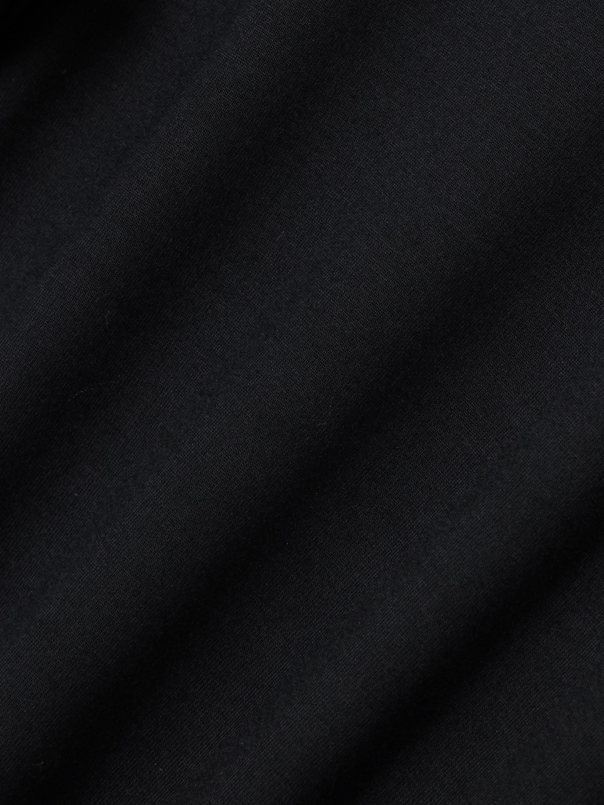 Skims Smooth Layers Crewneck Mini Dress In Black