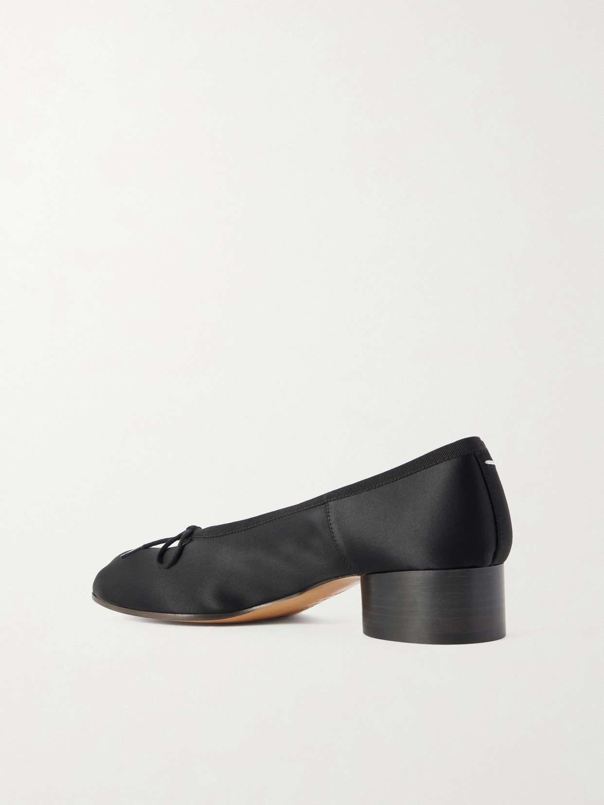 Maison Margiela Women Black Bow Ballet Flats, 7.5 Luxury Ballet Flats For Women Darveys