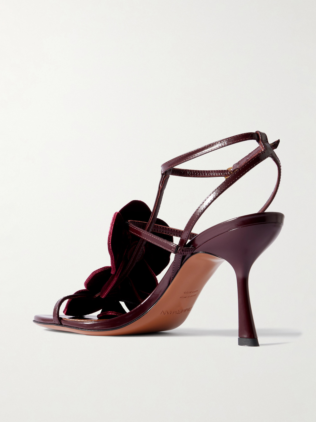 Zimmermann Orchid Sandal In Burgundy