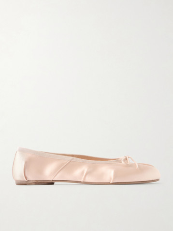 Maison Margiela Tabi split-toe satin ballet flats