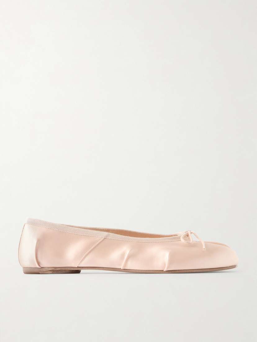 Maison Margiela Tabi Split-toe Satin Ballet Flats