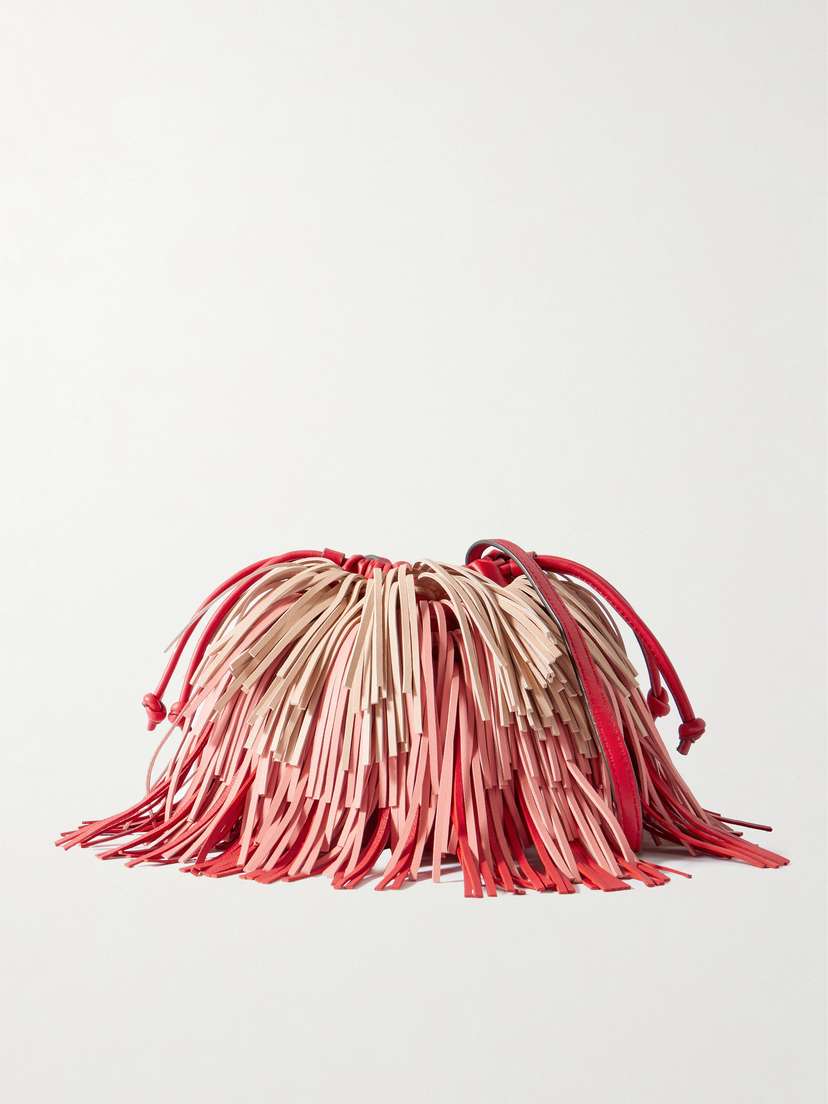 Zimmermann Fringed Leather Shoulder Bag