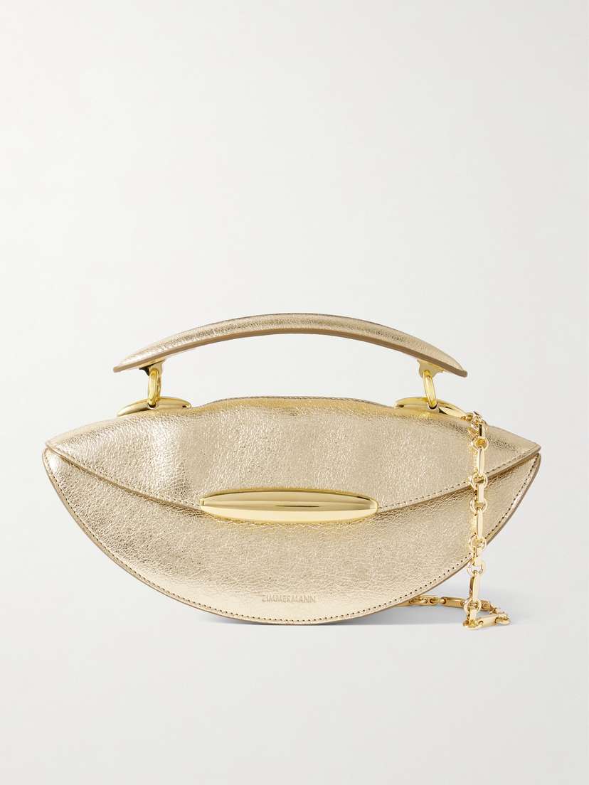 Zimmermann Wavelength Metallic Leather Shoulder Bag