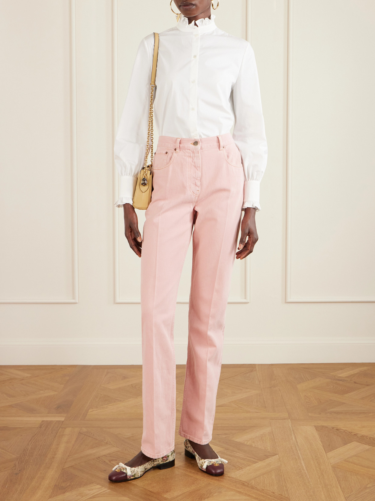 Garavani - Mid-Rise Straight-Leg Jeans