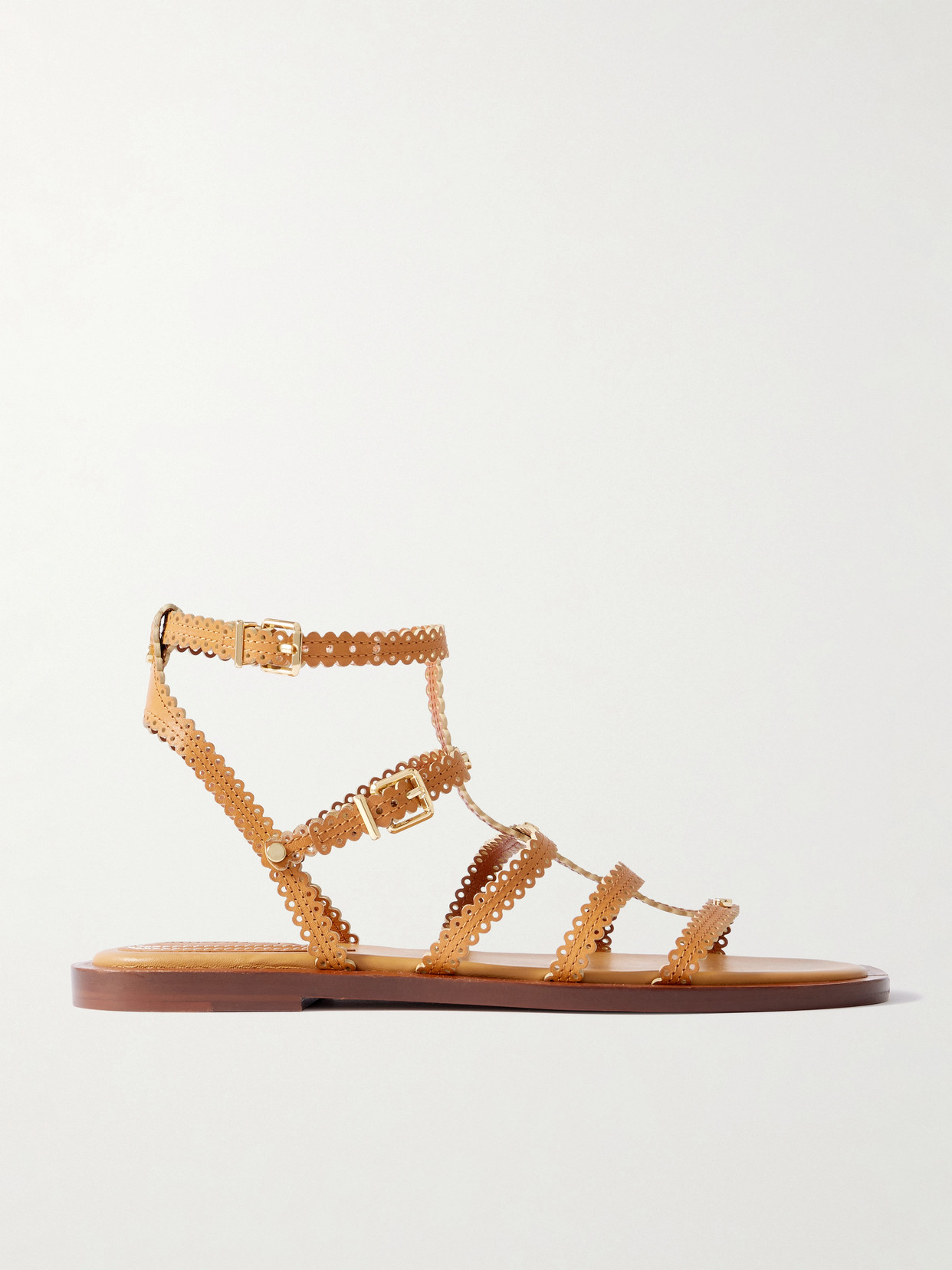 Zimmermann Goldie Leather Sandals
