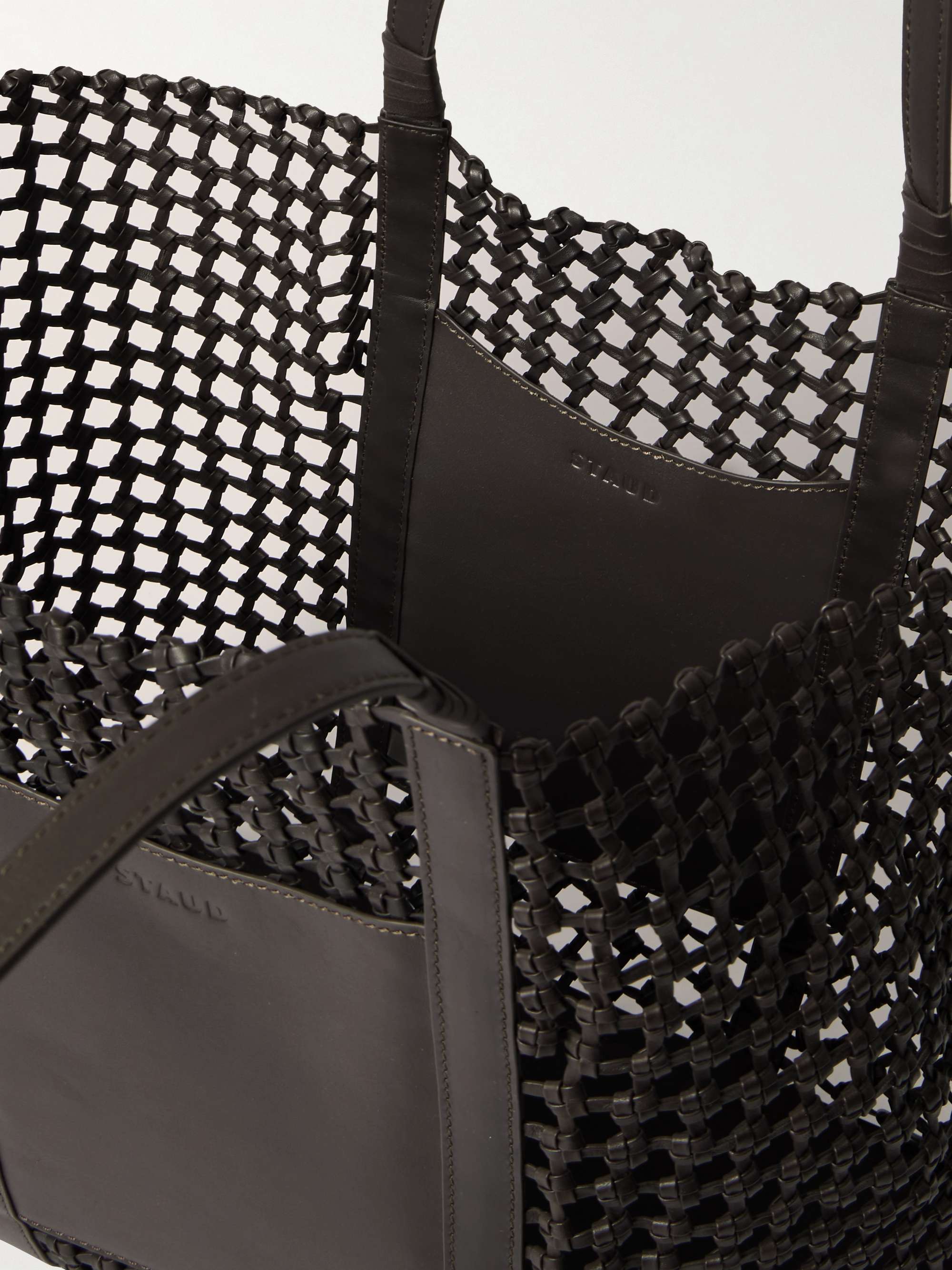 美品★L'Appartement ★STAUD mesh leather bag 美品☆L´Appartement ☆STAUD mesh leather bag 【公式通販】