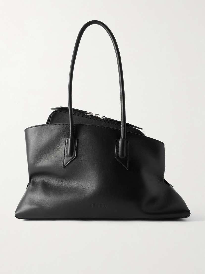 The Attico La Passeggiata Medium Asymmetric Leather Tote