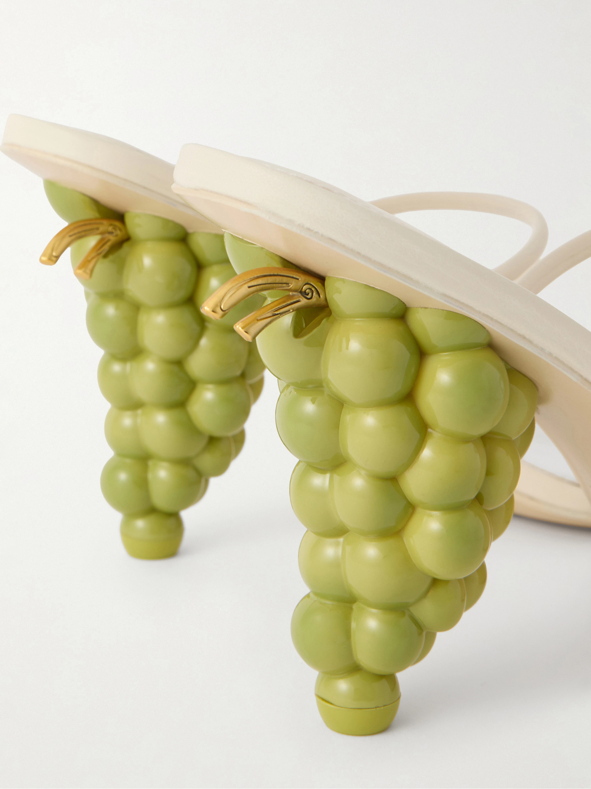 Cult Gaia Grape leather sandals thumbnail