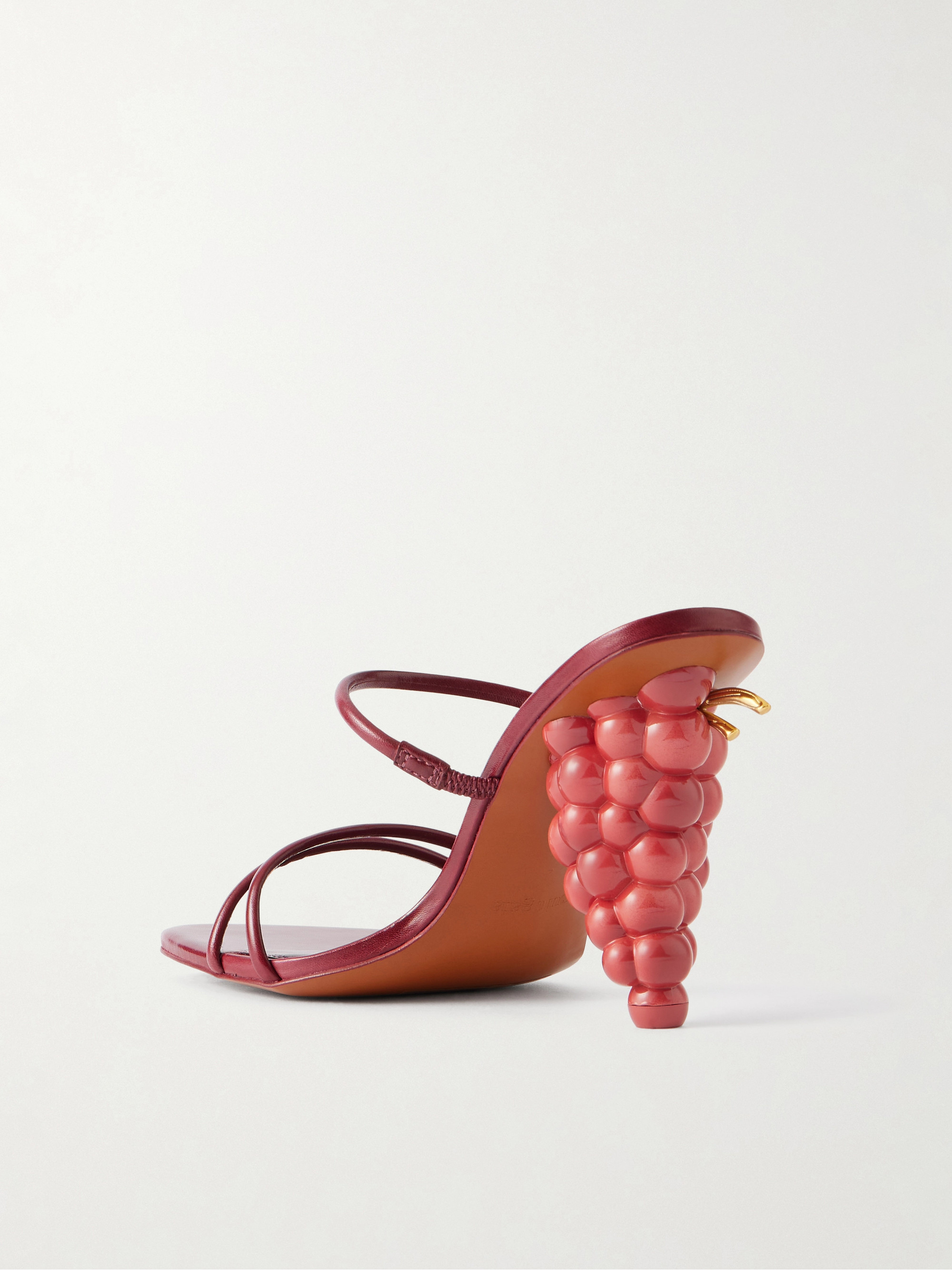 Cult Gaia Grape leather sandals
