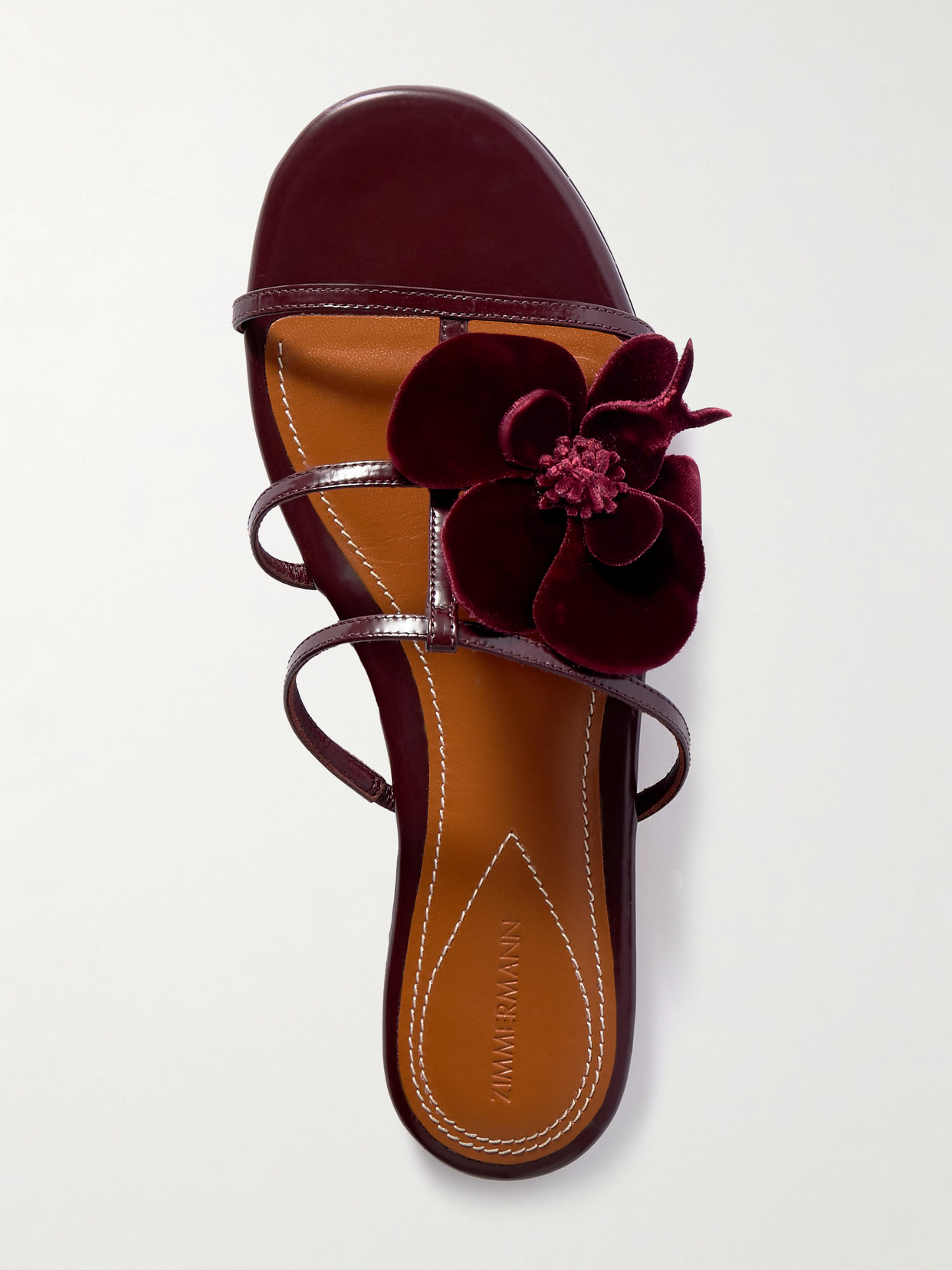 Zimmermann Orchid Slide In Burgundy