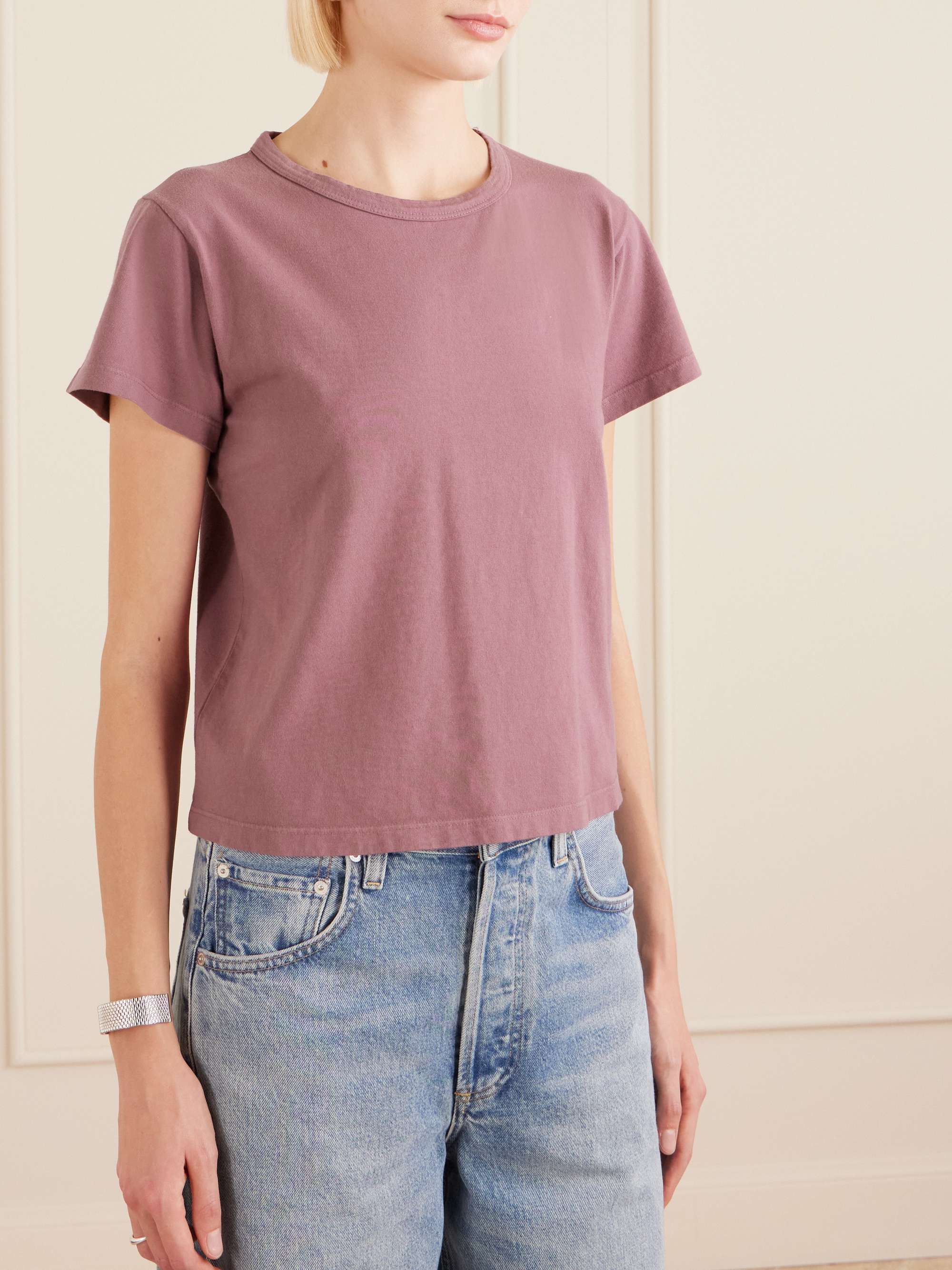 LESET Margo cotton-jersey T-shirt