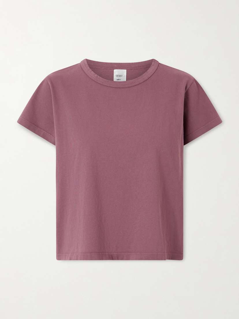 LESET The Margo Cotton-jersey T-shirt