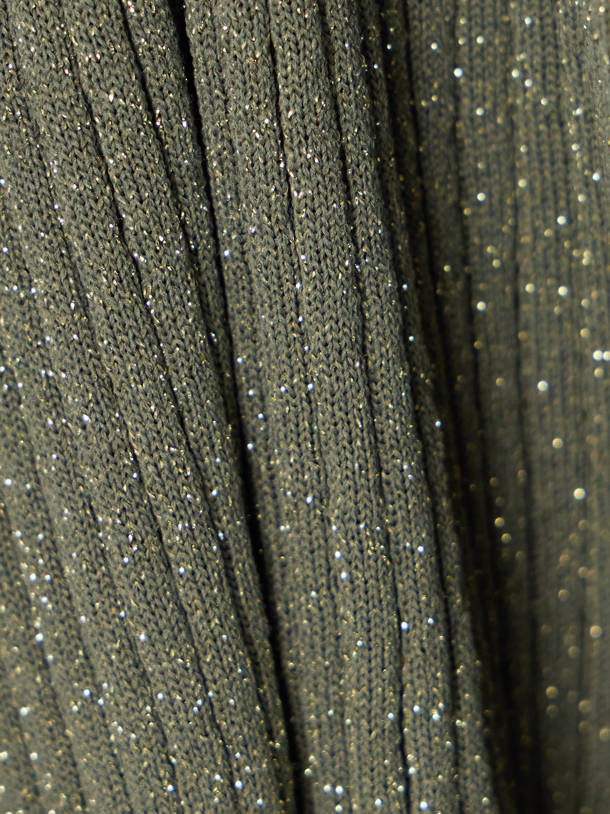 Leset Blake Ribbed Sleeveless Turtleneck Top In Green