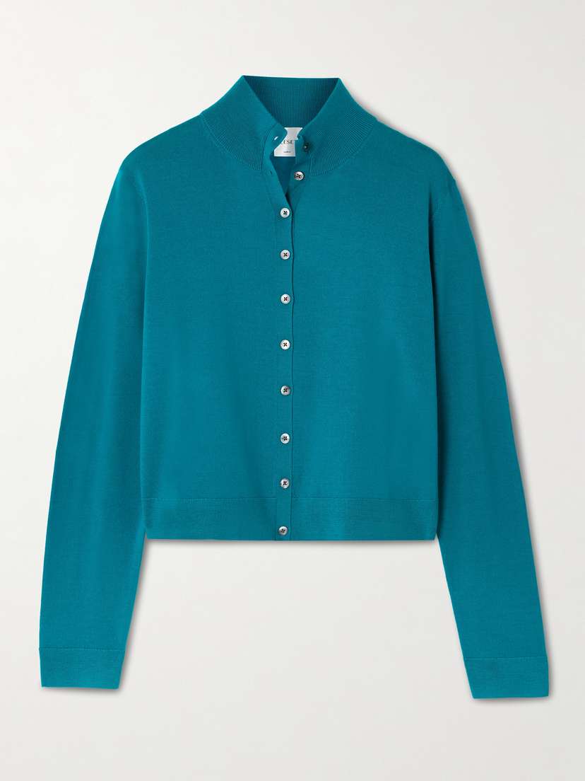 LESET James Merino Wool Cardigan