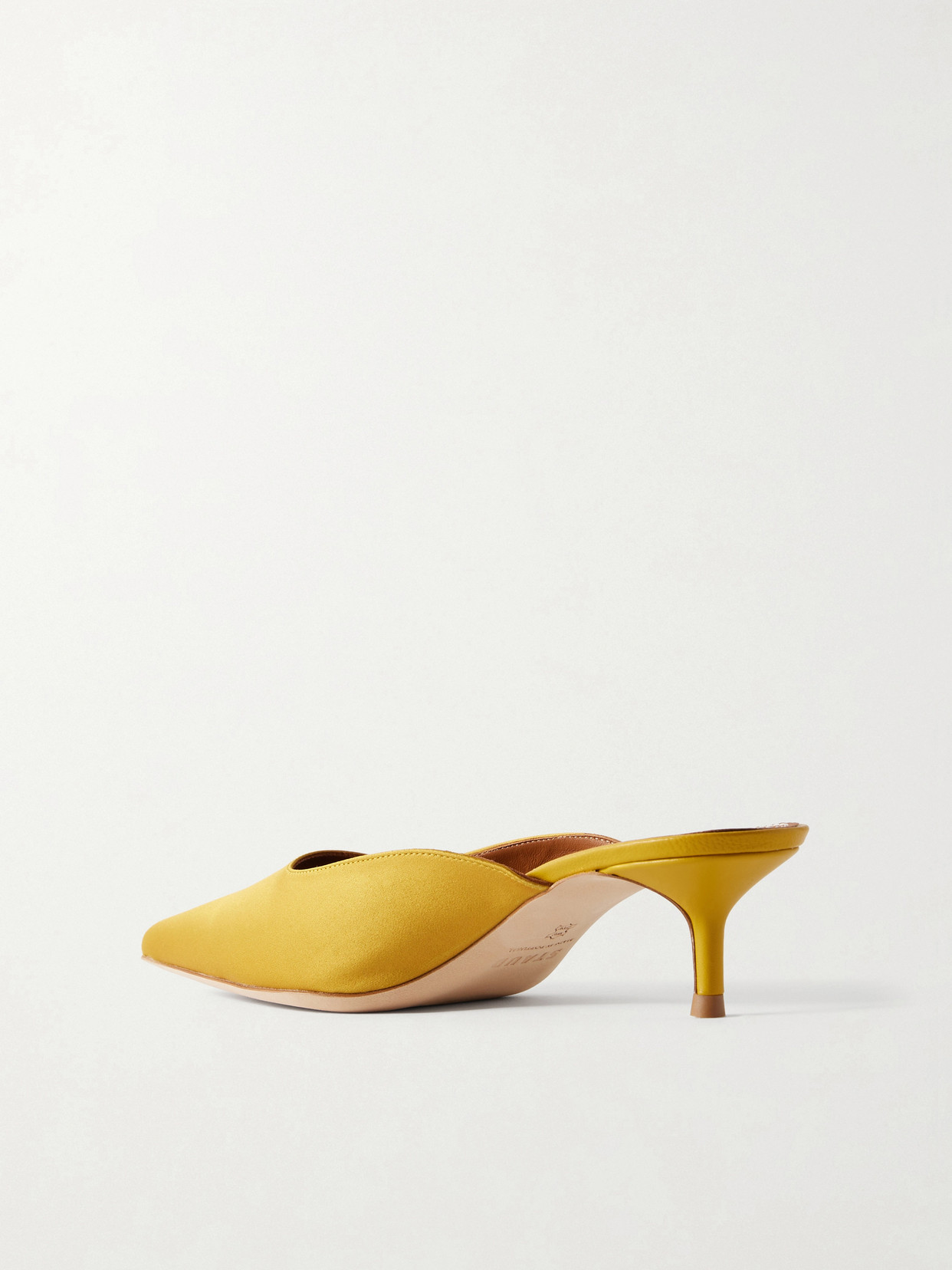 Staud Sebastian Satin Mules In Multi