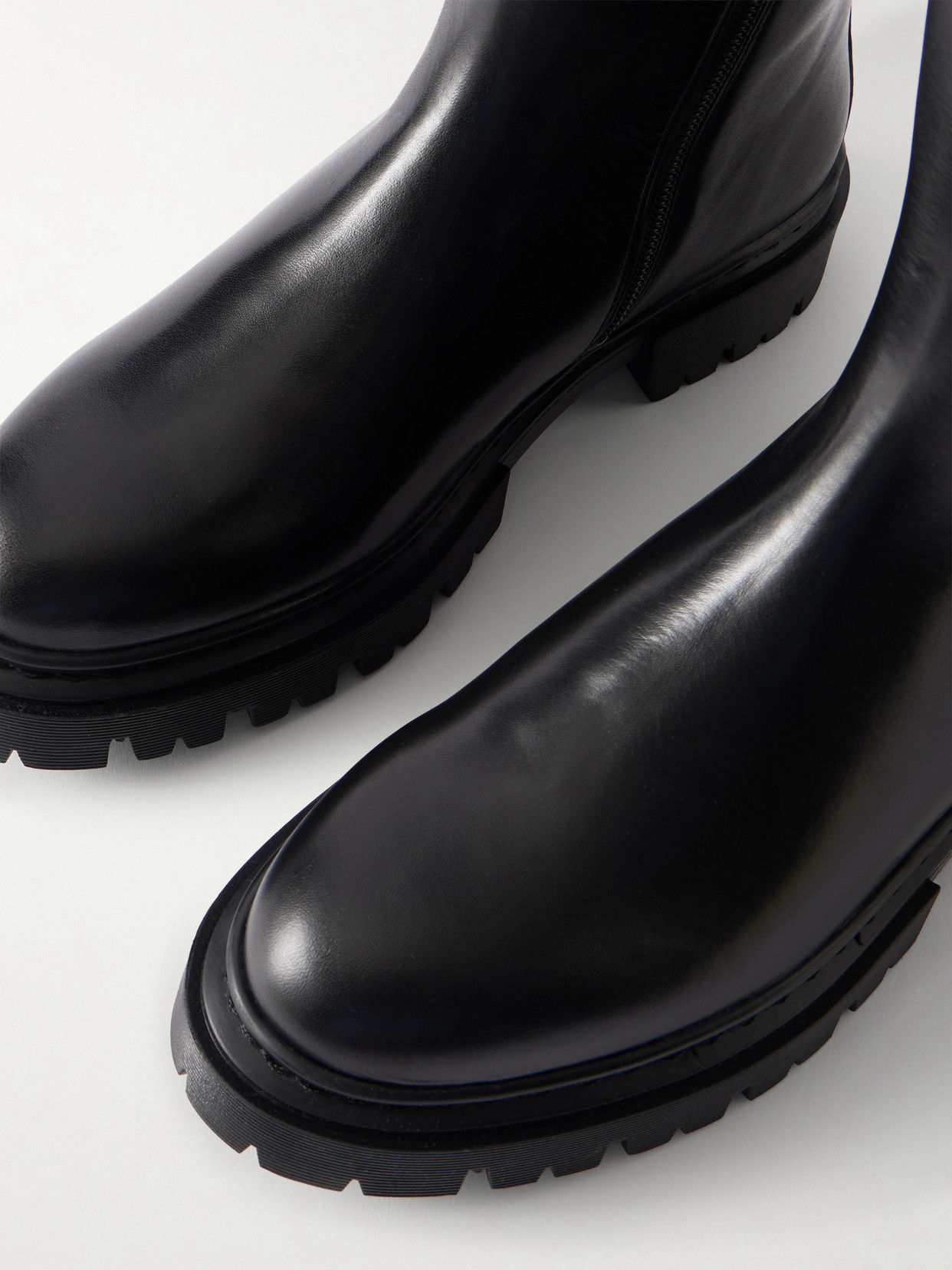 Henry Leather Knee Boots