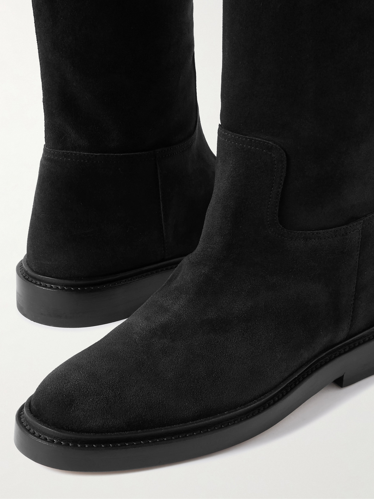 80 Suede Knee Boots