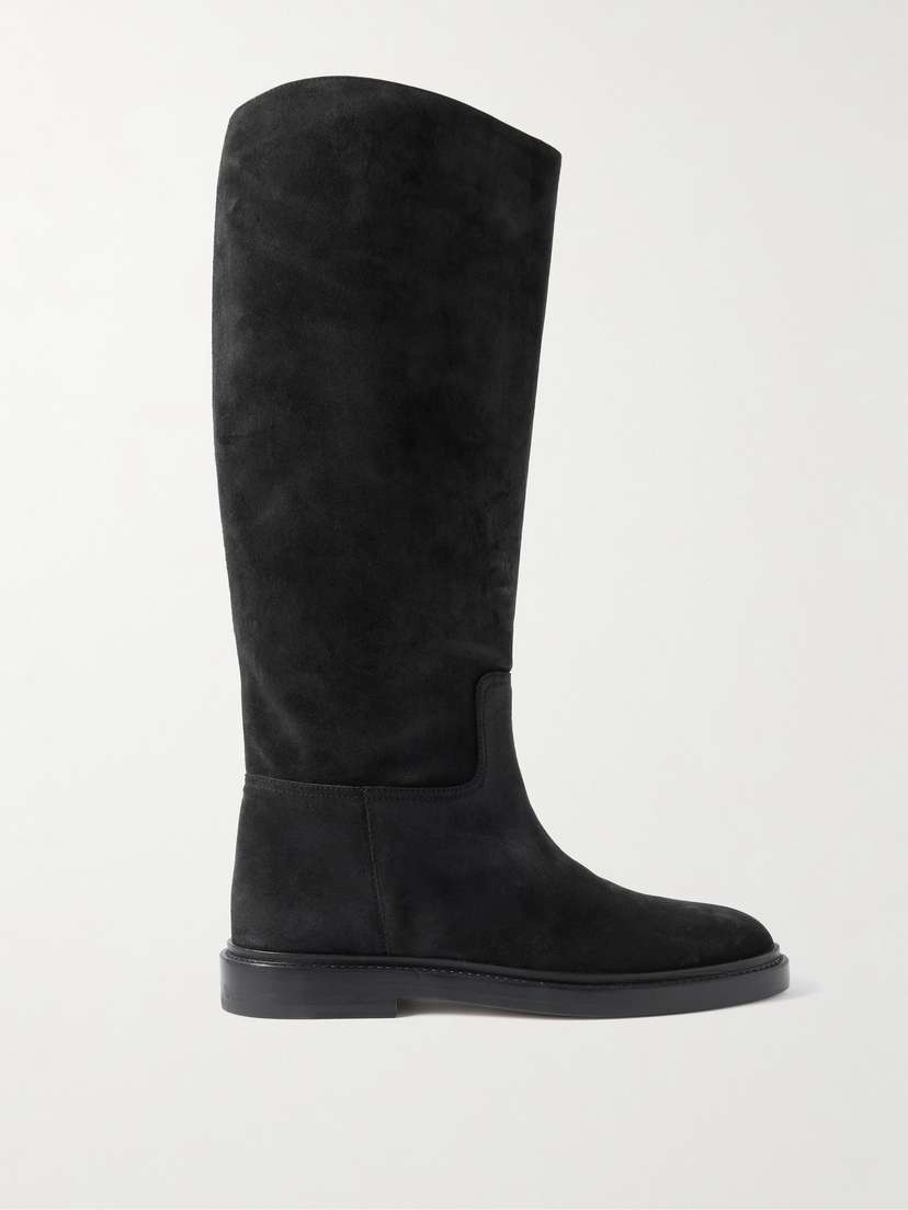 LEGRES 80 Suede Knee Boots
