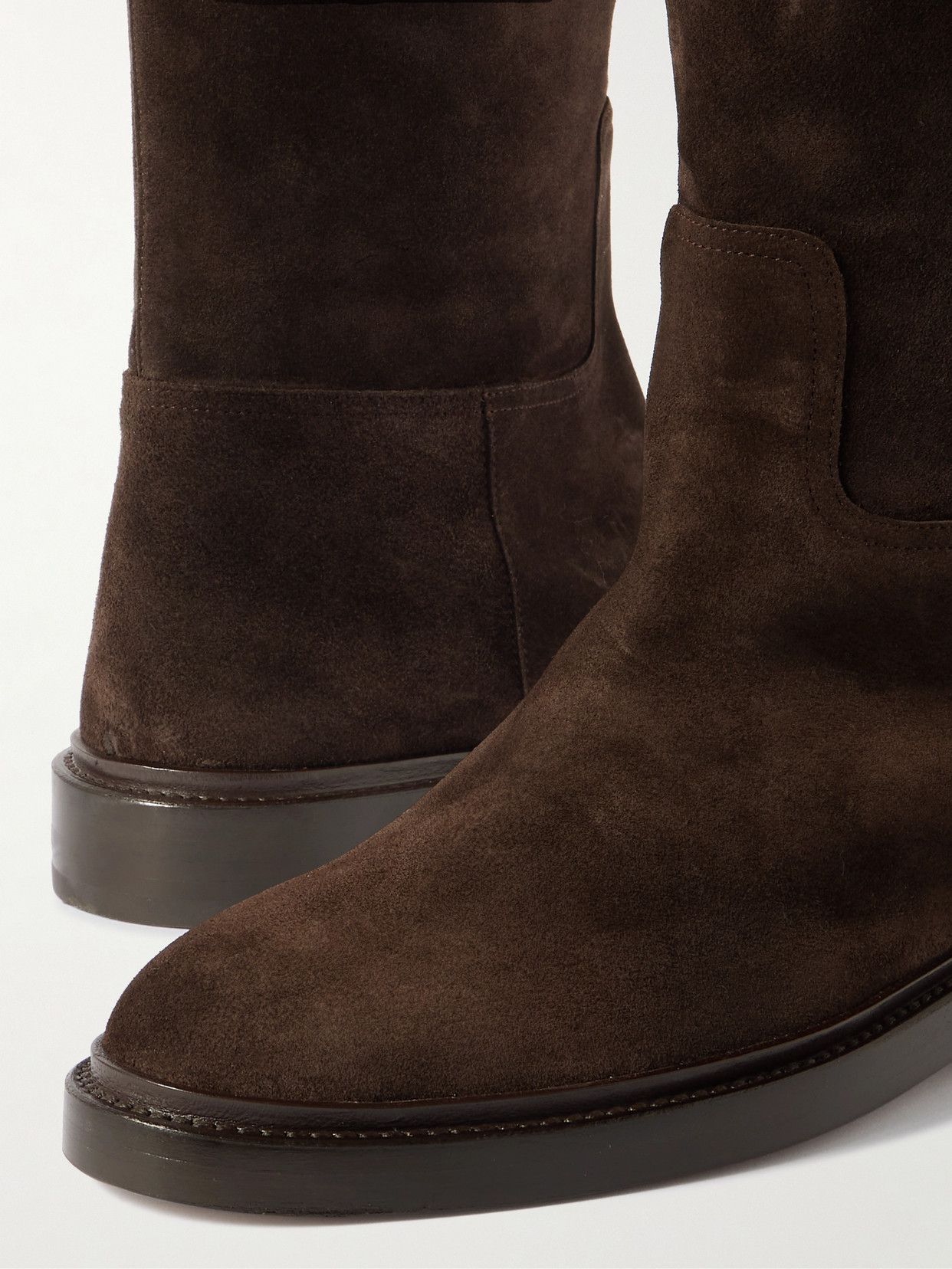 80 Suede Knee Boots