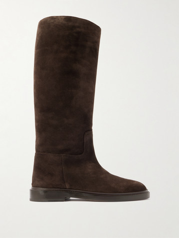 LEGRES 80 suede knee boots