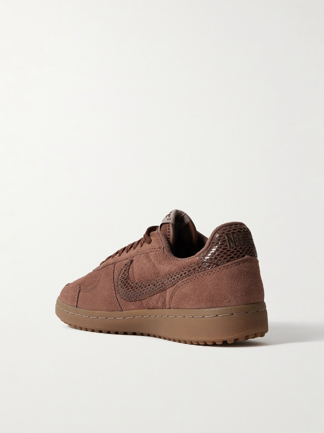 Nike Field General Paneled Suede Sneakers In Brown