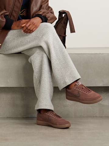 NIKE Field General paneled suede sneakers