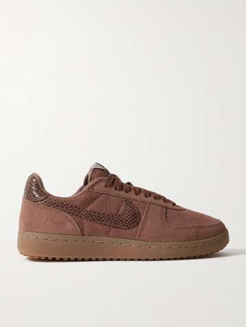 NIKE Field General paneled suede sneakers