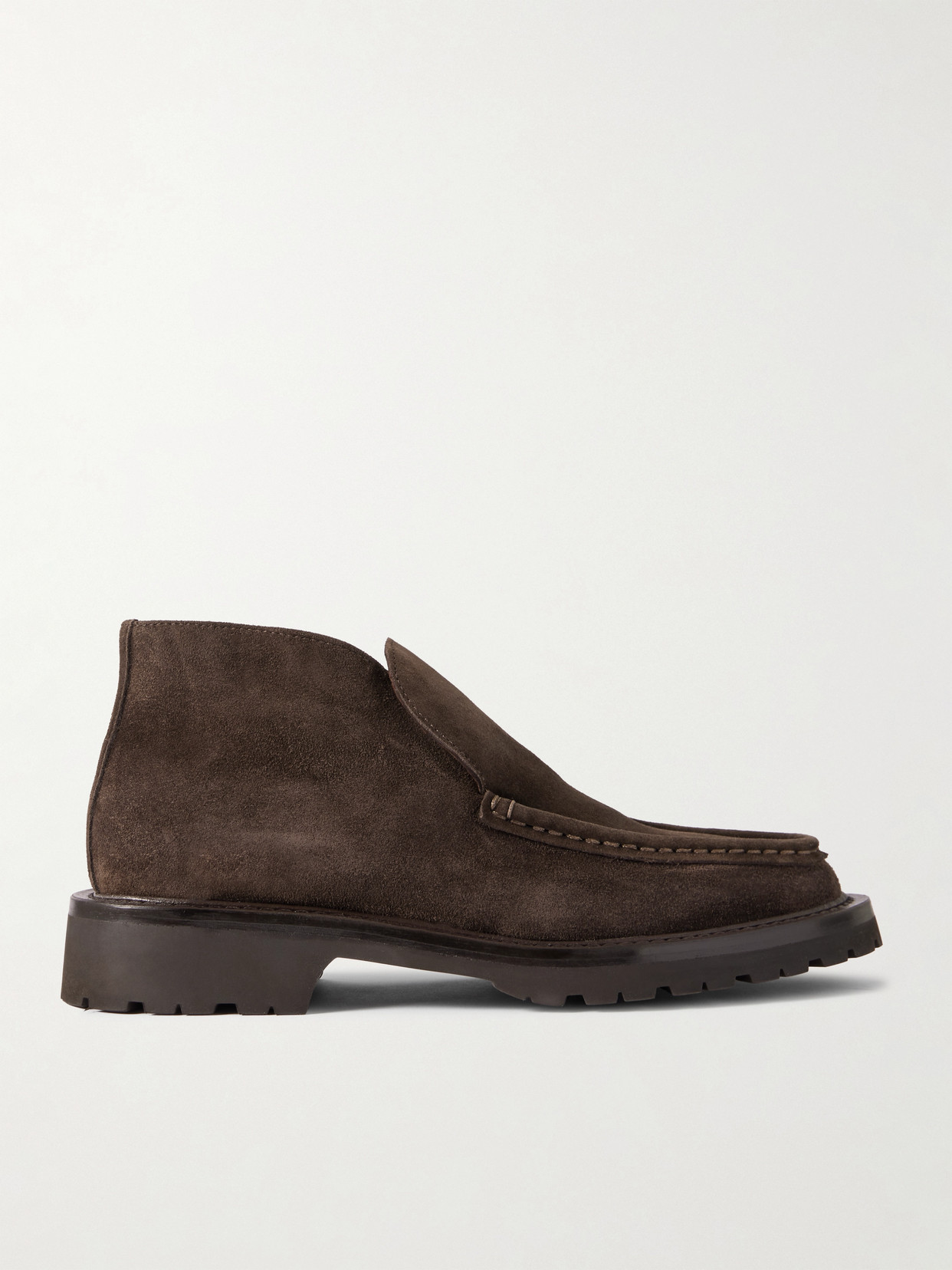 Legres 58 Suede Ankle Boots In Brown