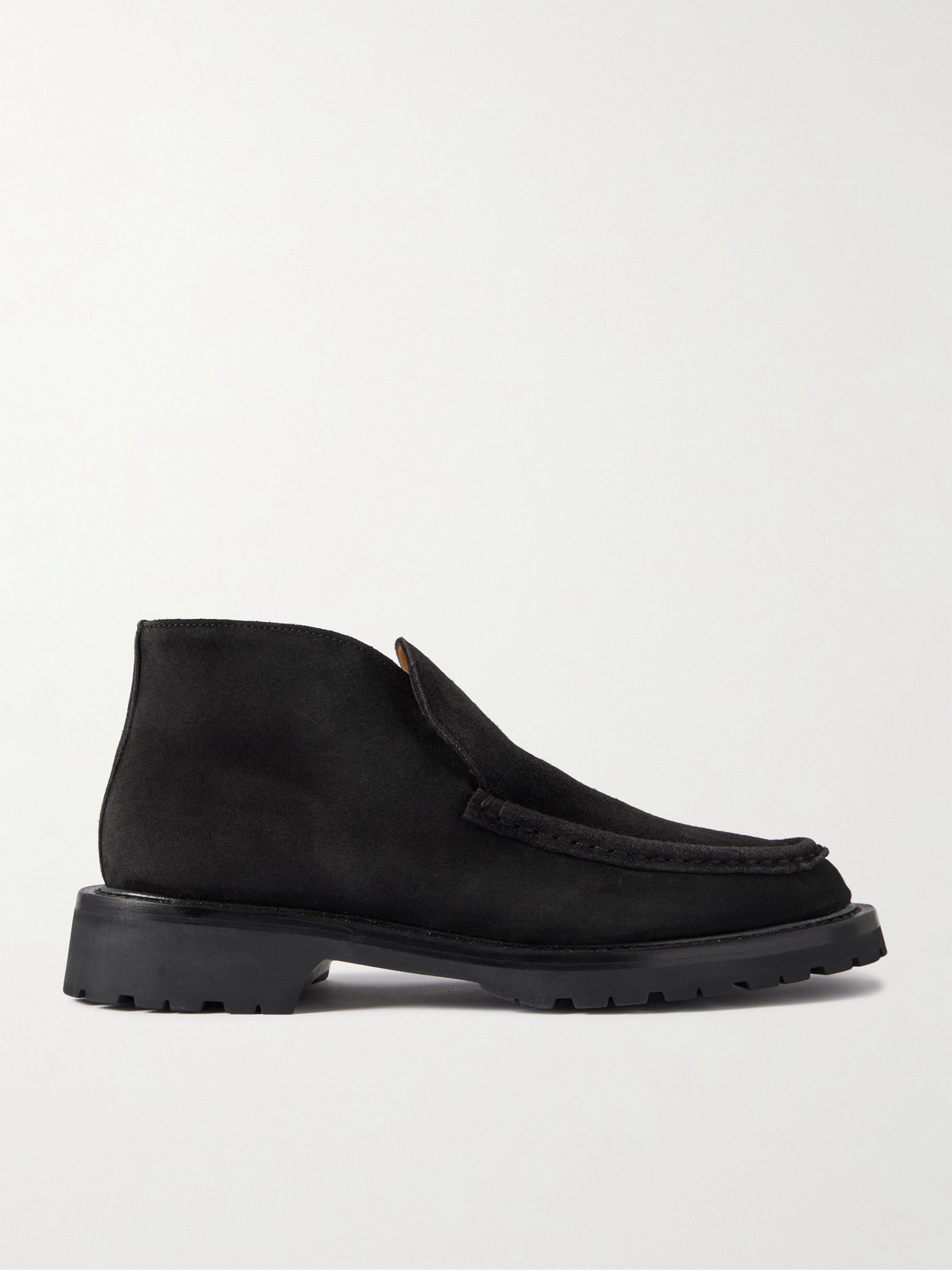 Legres 58 Suede Ankle Boots In Black