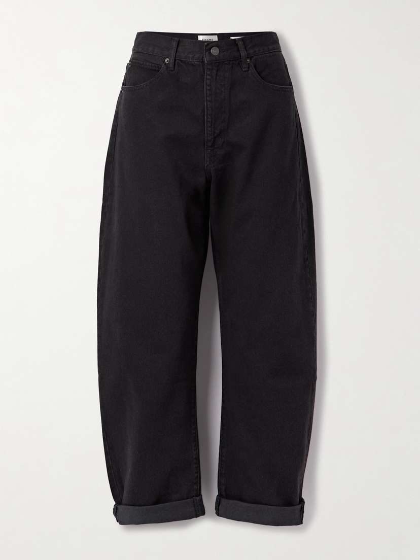 Frame The Bubble High-rise Barrel-leg Jeans