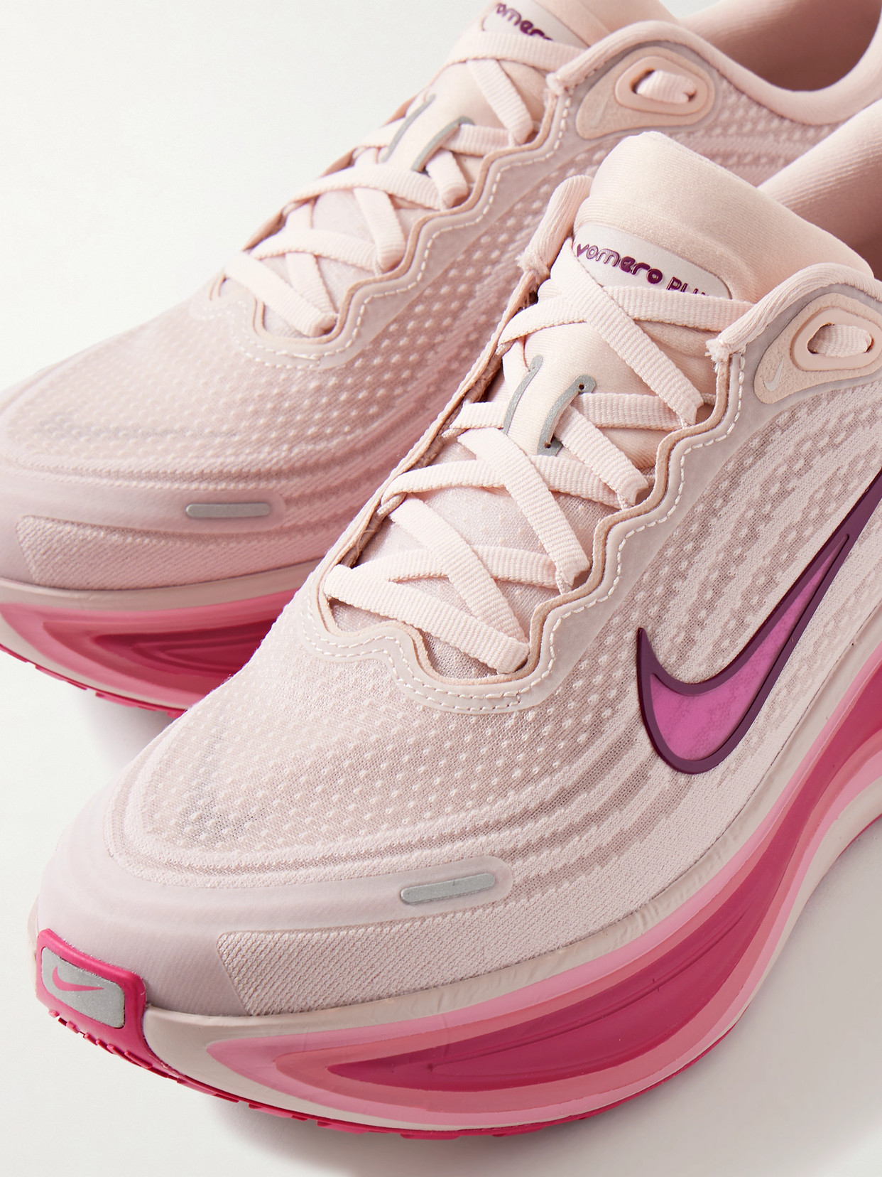 Nike Vomero Plus Rubber-trimmed Mesh Sneakers In Pink