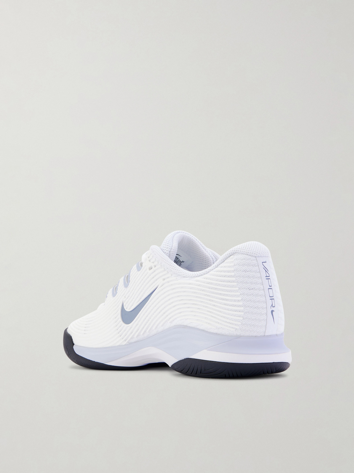 Vapor 12 Rubber-Trimmed Mesh Tennis Sneakers