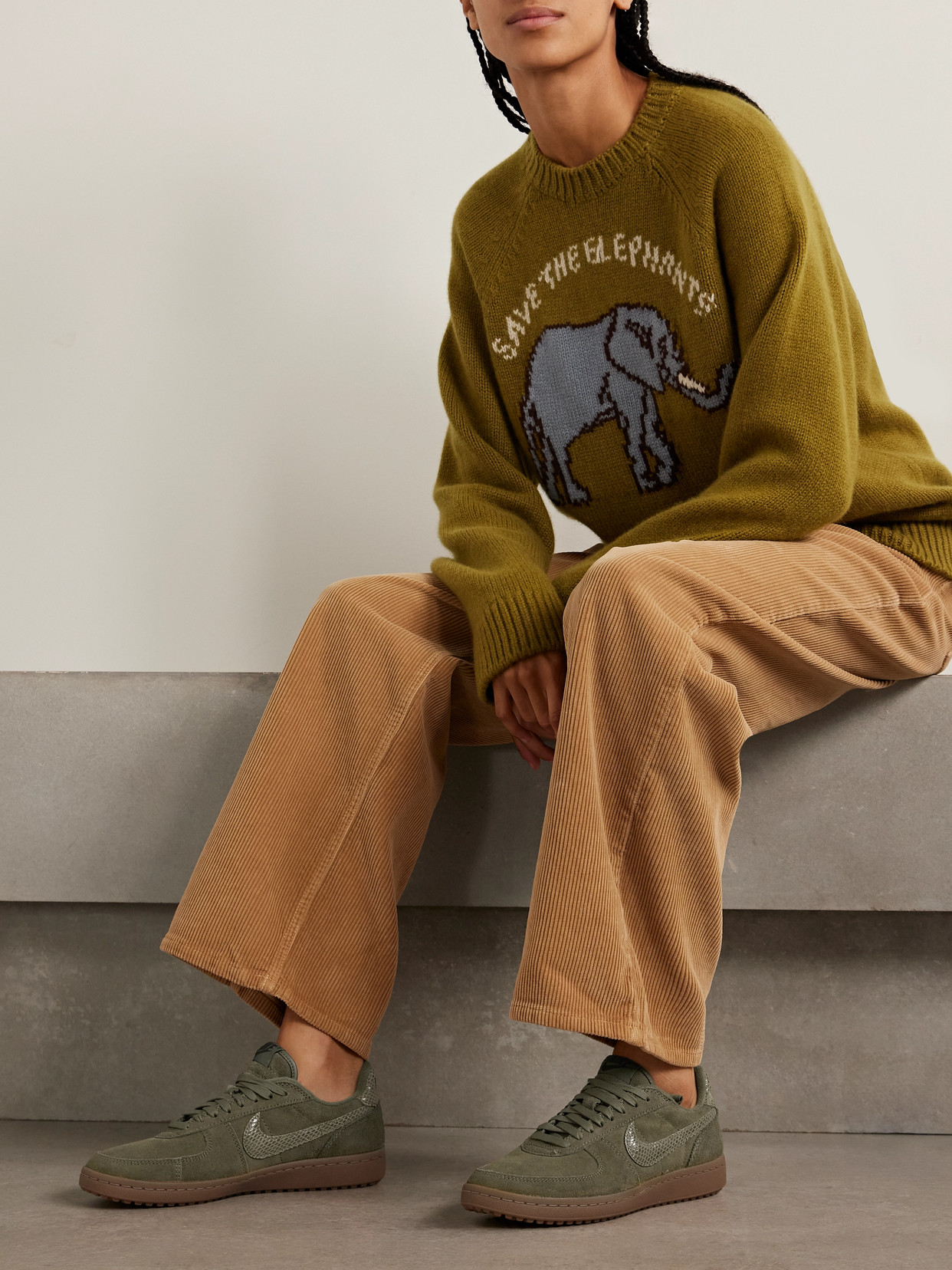 Field General Snake-Effect Sneakers