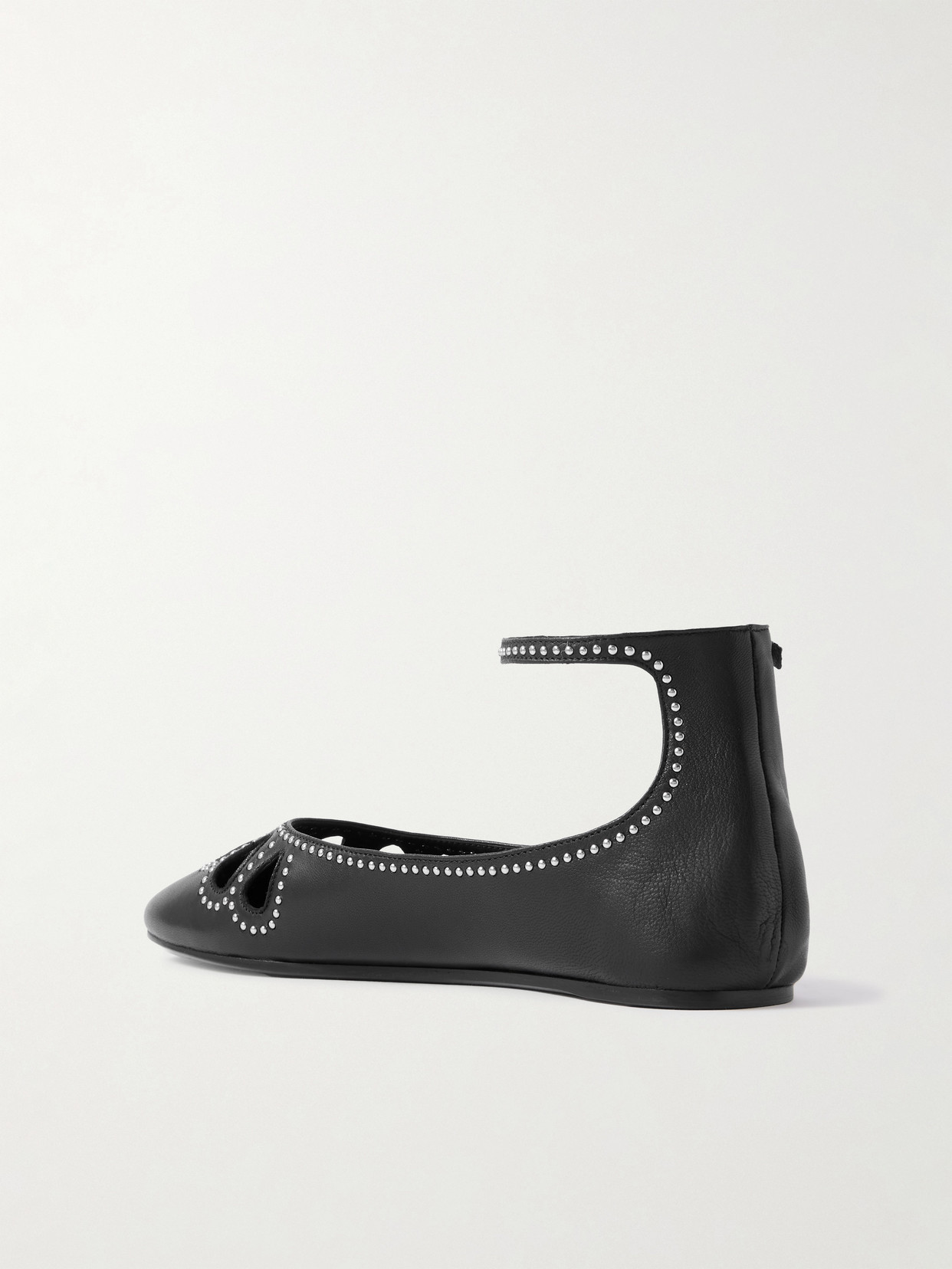 Bloris Studded Cutout Ballet Flats
