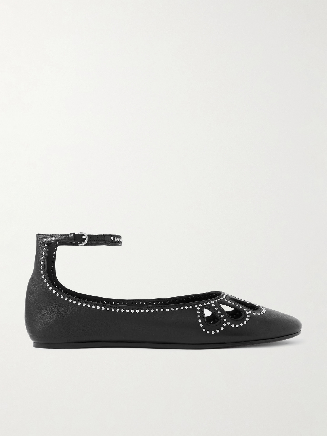 Bloris Studded Cutout Ballet Flats