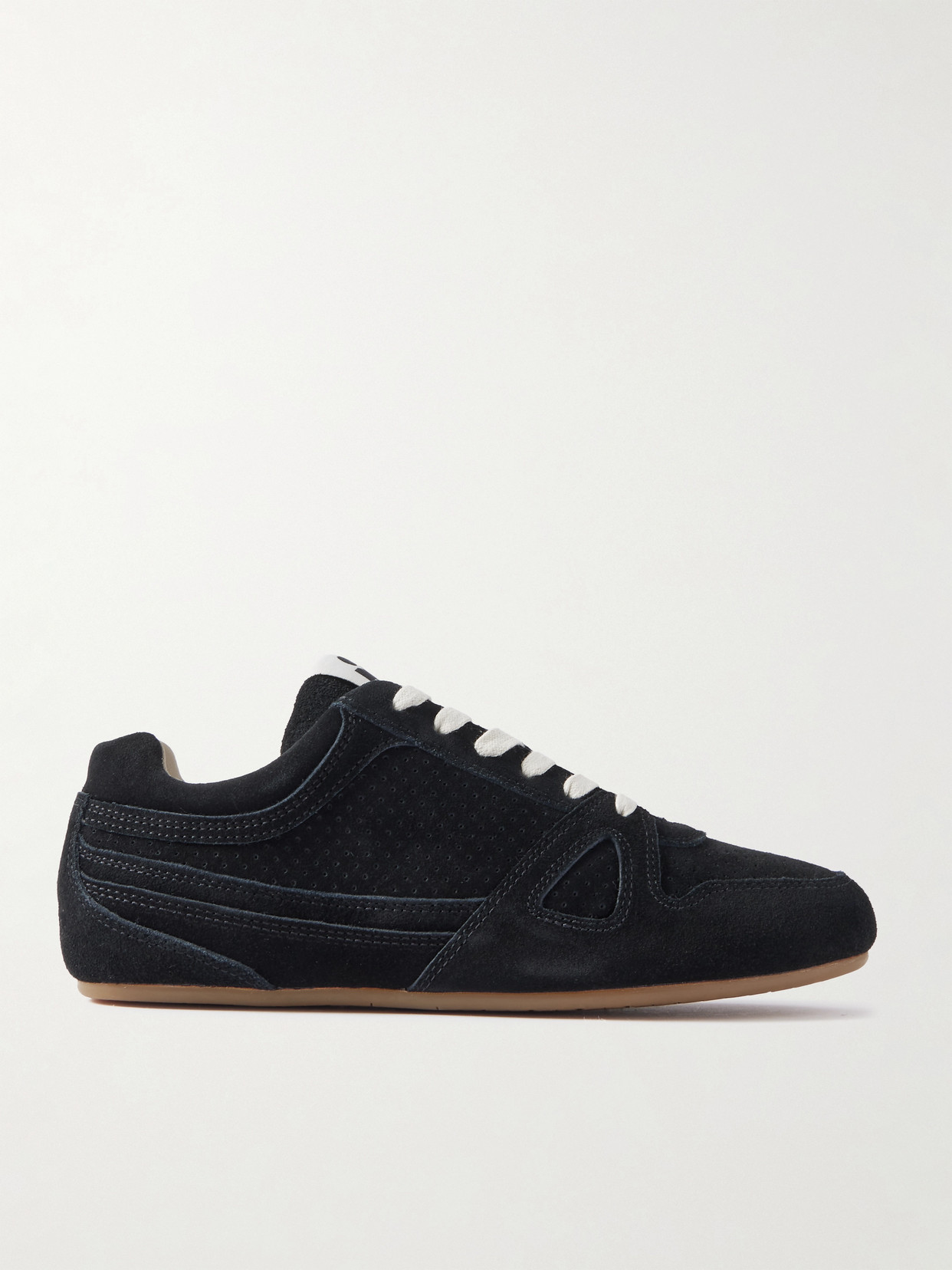 ISABEL MARANT - Senny Perforated Suede Sneakers - Black