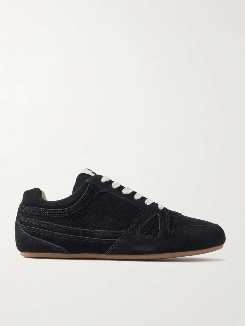 Isabel Marant Senny Perforated Suede Sneakers