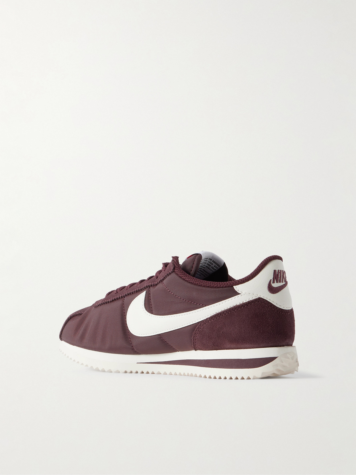 Cortez Leather And Suede-Trimmed Canvas Sneakers
