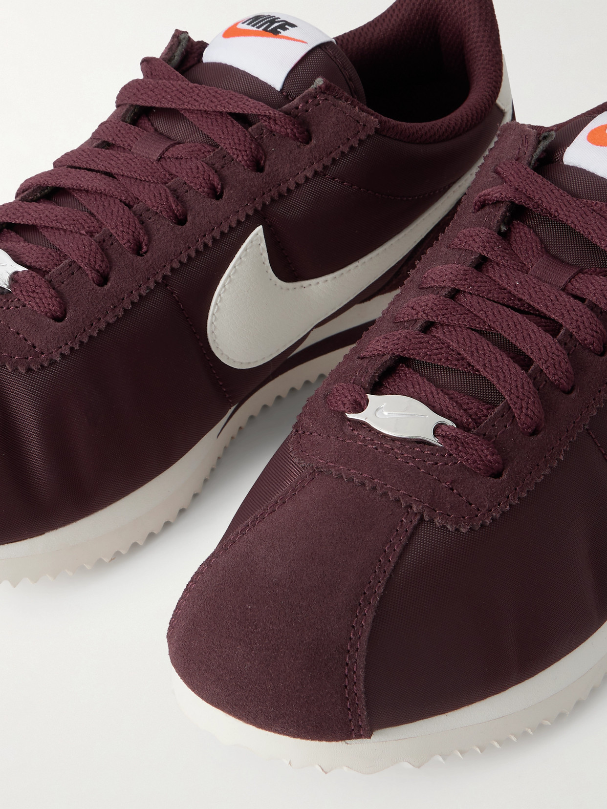 Cortez Leather And Suede-Trimmed Canvas Sneakers