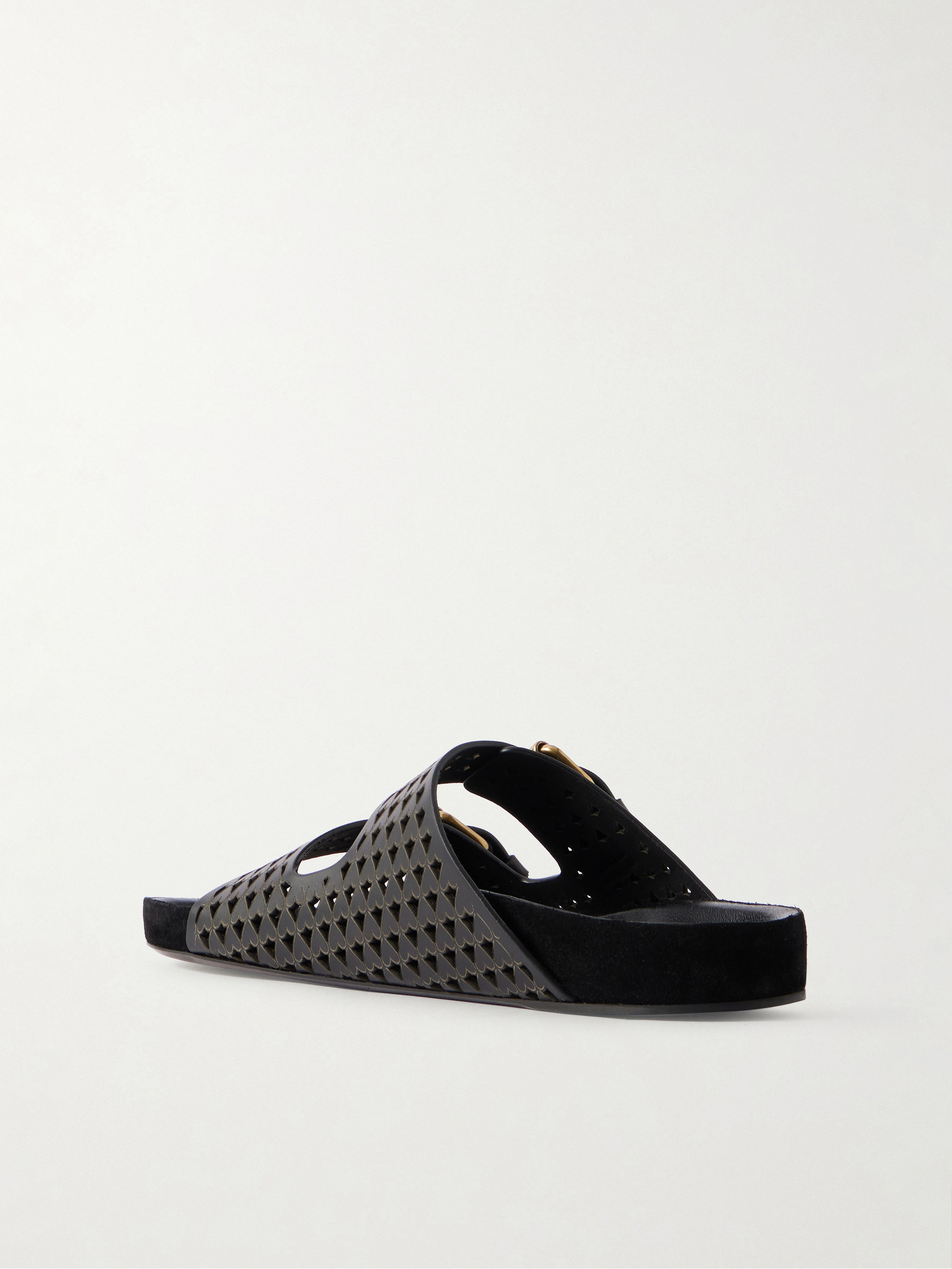 Isabel Marant Lennyo laser-cut leather slides