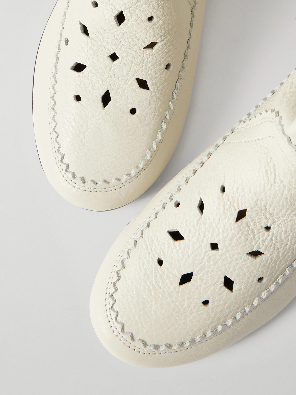 Welky Laser-Cut Textured-Leather Boots