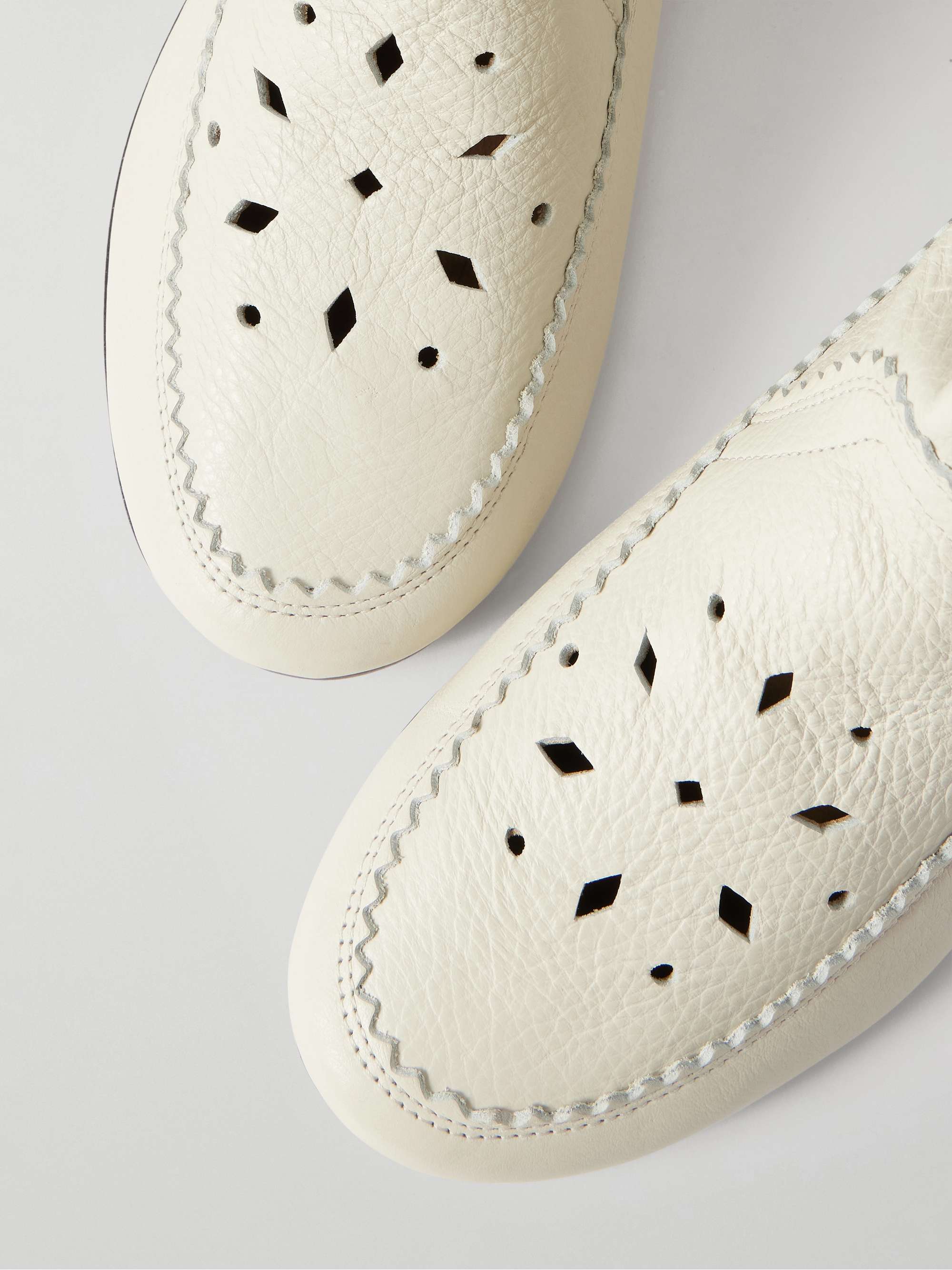 ISABEL MARANT Welky laser-cut textured-leather boots | NET-A-PORTER